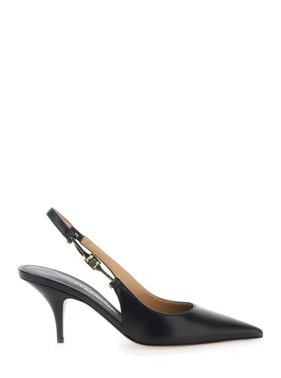 FERRAGAMO TALLY 70 SLING PUMP HEEL 7.0 MID (5 -