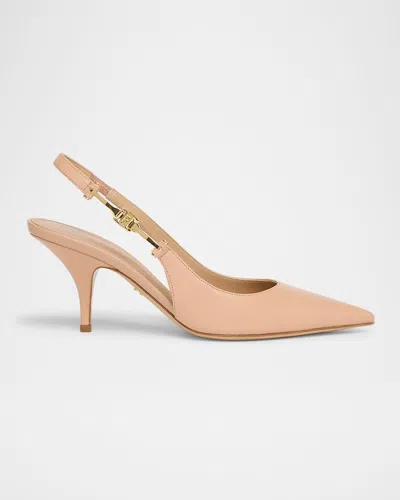 Ferragamo Tally Logo Slingback Pumps