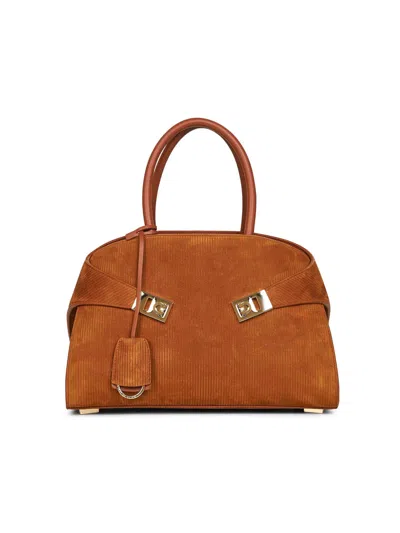 Ferragamo Tan Hug Handbag (m)