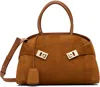 Ferragamo Tan Hug M Hand Bag