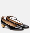 Ferragamo Pointed Toe Pumps With Spherical Heel Design In Black