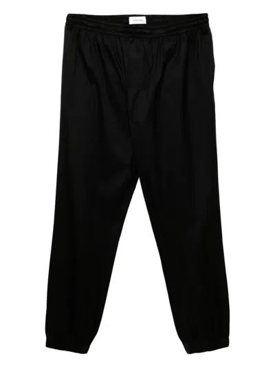 Ferragamo Tapered Trousers In Black
