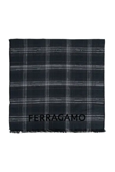 Ferragamo Tartan Scarf In Multi