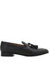 Ferragamo Loafer With Tassel Detail In Black
