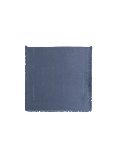 Ferragamo Tassel Scarf In Blue