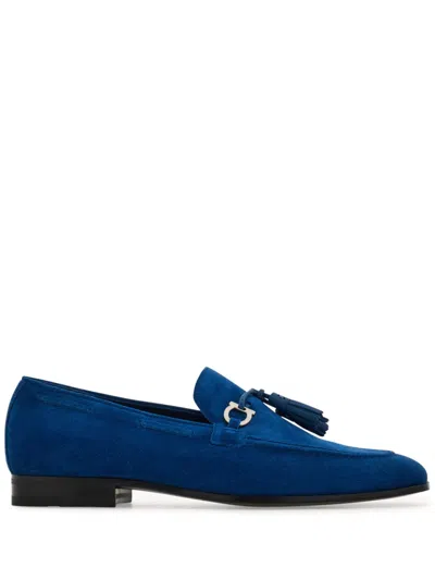 Ferragamo Tassels Loafers In Blue