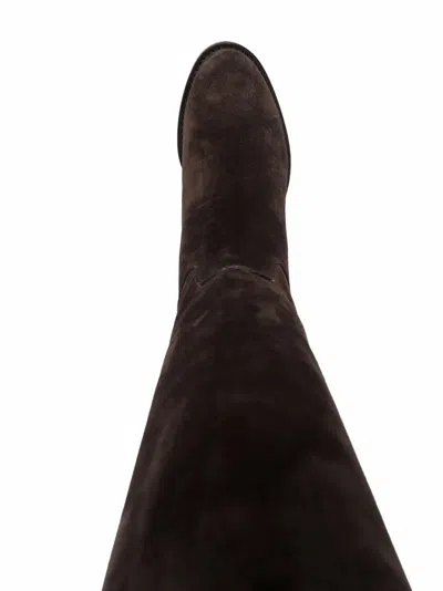 Ferragamo Tawnie Below-the-knee Boots In Brown
