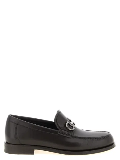 Ferragamo Teatro Loafers In Brown