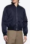 Ferragamo Technical Satin Bomber Jacket