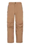 Ferragamo Techno Nylon Track Pants In Brown