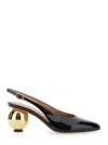 Ferragamo Detailed Archive Heel 01k4437848791c Nerobiscotto In Black