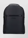 Ferragamo Textured Backpack Adjustable Straps In Black