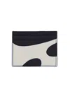 Shop Ferragamo Textured Calfskin Card Holder With Modern Aesthetic