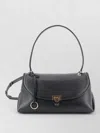 Ferragamo Textured Clutch Bag Adjustable Strap Hardware
