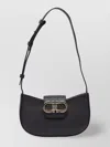 Ferragamo Gabry Black Calf Leather Shoulder Bag
