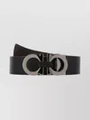 Ferragamo Textured Finish Wide Belt Accessory In Black