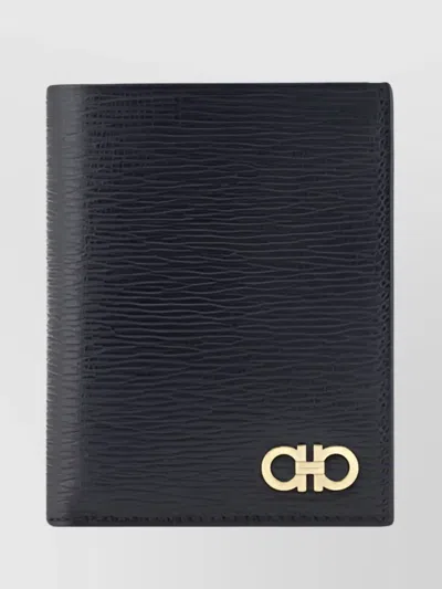 Ferragamo Revival Gancini Wallet In Black