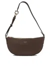 Ferragamo Leather Shoulder Bags Adjustable Strap In Brown