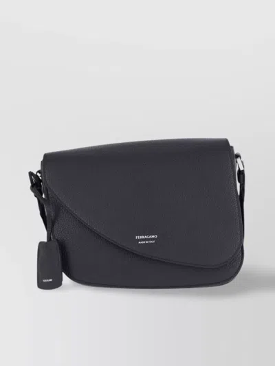 Ferragamo Textured Pebble Shoulder Bag