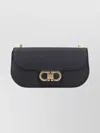Ferragamo Textured Shoulder Bag Adjustable Strap