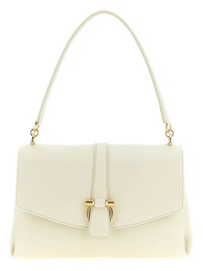 Ferragamo Th (m) Shoulder Bag In Neutral