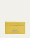 Ferragamo The Gancini Leather Card Case
