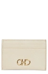 Ferragamo The Gancini Leather Card Case