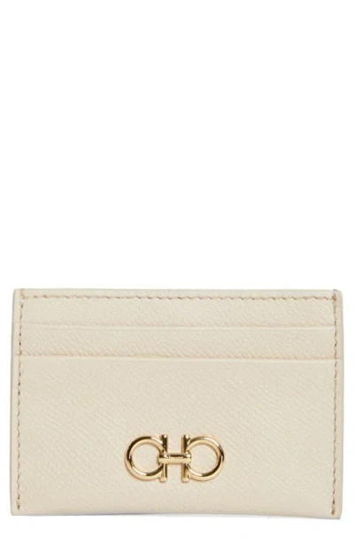 Ferragamo The Gancini Leather Card Case