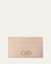 Ferragamo The Gancini Leather Card Case