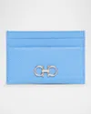 Ferragamo The Gancini Leather Card Case