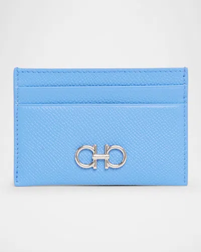 Ferragamo The Gancini Leather Card Case