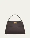 Ferragamo Gancio-clasp Hammered Calfskin Tote Bag