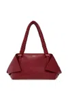 Ferragamo Scarf Large Shoulder Bag In Red