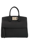 Ferragamo The Studio Small Bag In Black