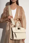 Ferragamo ‘the Studio Small' Shoulder Bag In Cream