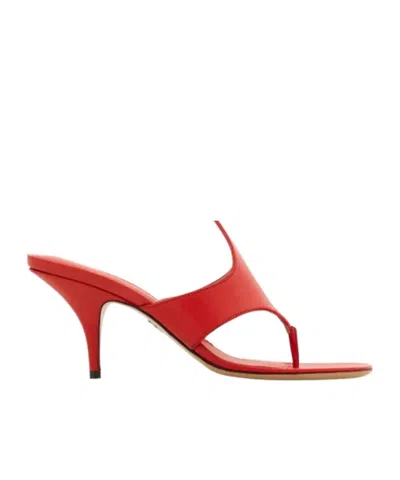 FERRAGAMO FERRAGAMO THONG HEEL SANDALS