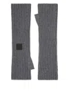 Ferragamo Thumbhole-design Hand Warmer In Gray