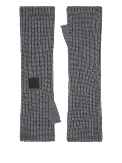 Ferragamo Thumbhole-design Hand Warmer In Gray