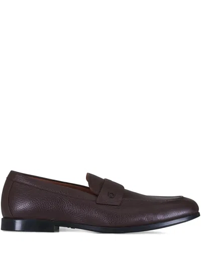 Ferragamo Tiberio Loafers In Brown