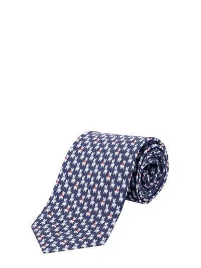 Ferragamo Tie In Blue