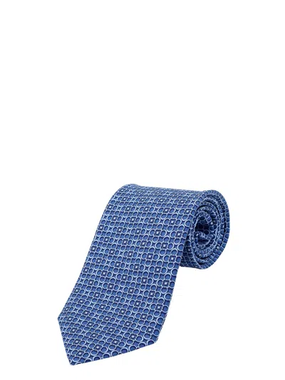 Ferragamo Tie In Blue