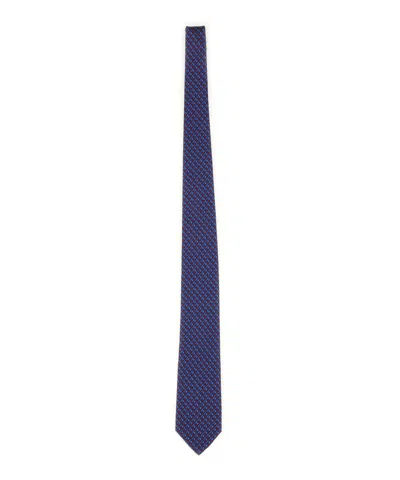 Ferragamo Tie In Blue