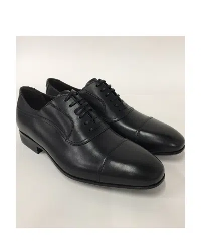 Ferragamo Tie Business Casual Shoes In Black