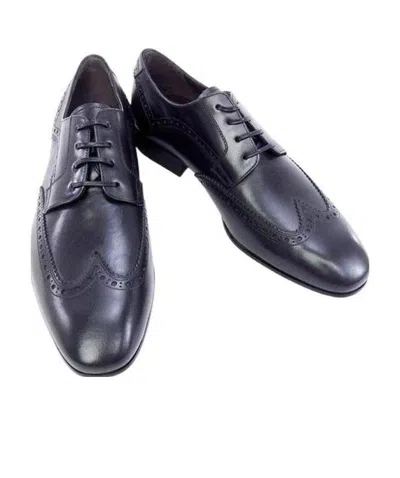 Ferragamo Tie Business Casual Shoes In Black