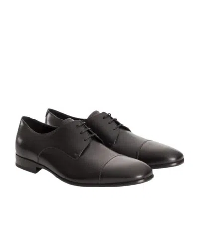 Ferragamo Tie Business Casual Shoes In Black