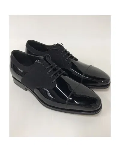 Ferragamo Tie Business Casual Shoes In Black