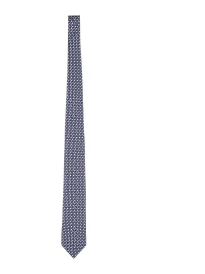 Ferragamo Tie Czarina In Blue