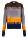 Ferragamo Tie-dye Pullover Sweater In Multi