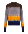 Ferragamo Tie-dye Pullover Sweater In Multi