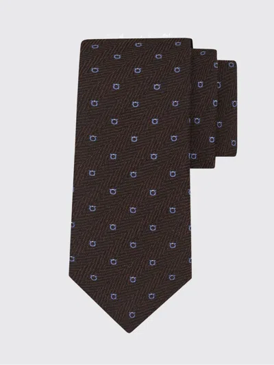 Ferragamo Tie Men In Animal Print